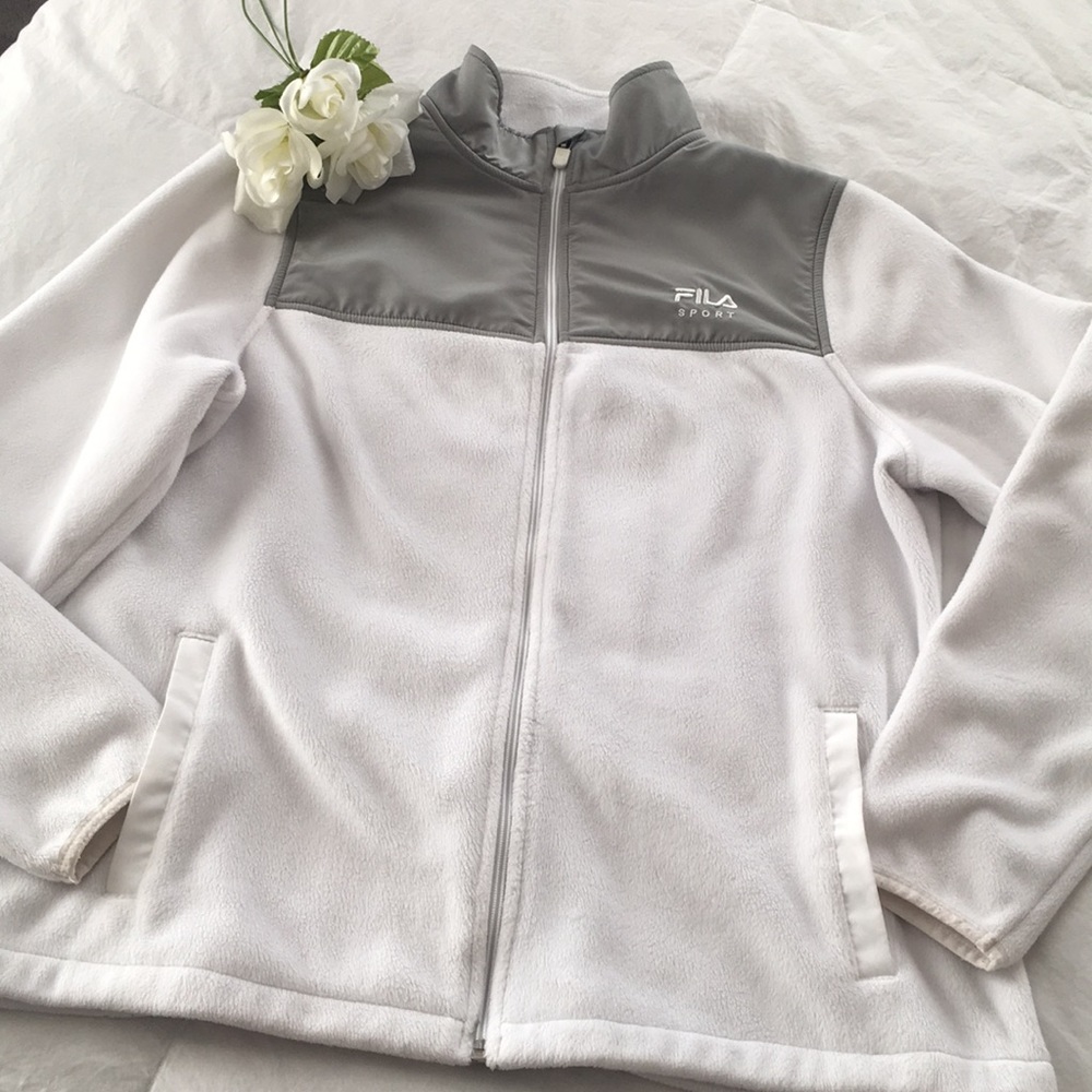 Fitted FIla Sport zip front jacket